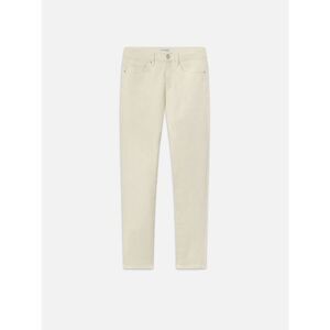 Frame L'Homme Slim Brushed Twill Pants in Milk Beige Size 38